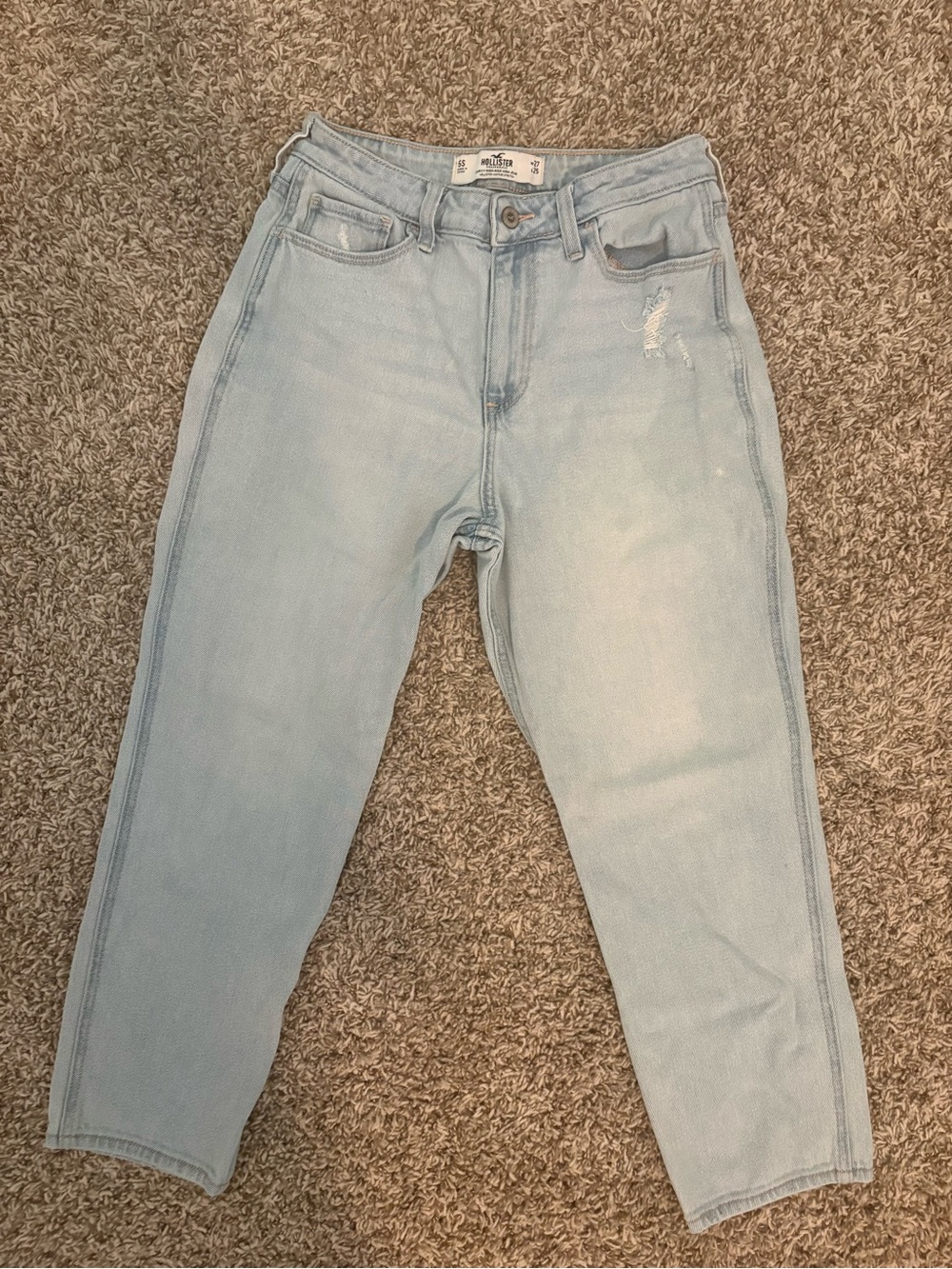 Hollister Light Blue Boyfriend Jeans